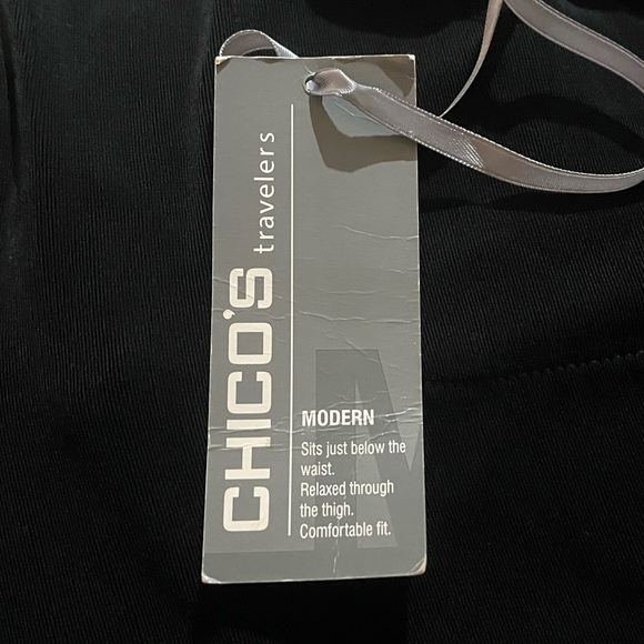 Chico's Travelers Cropped Wide Leg Pants- Flawed - Picture 7 of 9